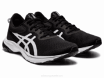 Asics Gel Kumo Lyte Extra Ancho Zapatillas Blancas Negras - Image 2