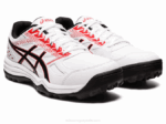 Asics gel-letal campo zapatos deportivos blancos y rojos - Image 2