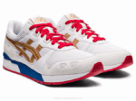 Asics Gel-Lyte 2LVJ1744 Oro Blanco Puro Zapatillas Deportivas - Image 2