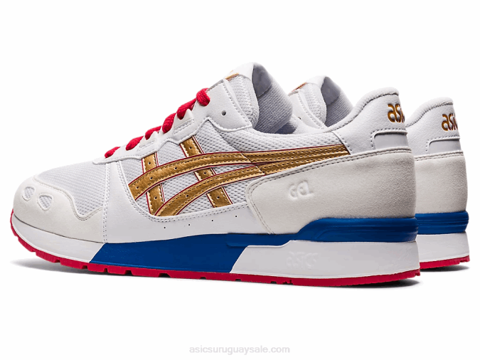 Asics Gel-Lyte 2LVJ1744 Oro Blanco Puro Zapatillas Deportivas - Image 3