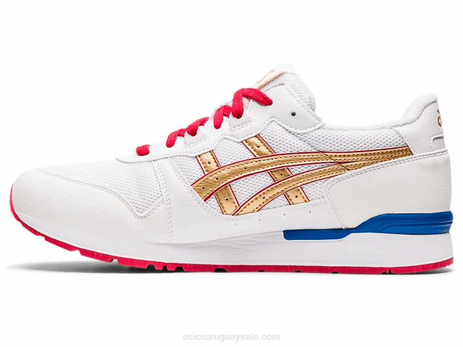 Asics Gel-Lyte 2LVJ1744 Oro Blanco Puro Zapatillas Deportivas - Image 4