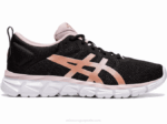 Asics Gel-Lyte Cuántica Sneakers Negro Oro Rosa Estilo Único