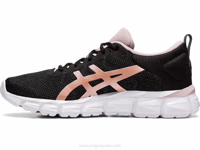 Asics Gel-Lyte Cuántica Sneakers Negro Oro Rosa Estilo Único - Image 4