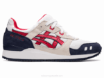 Asics Gel-Lyte III OG Blanco Rojo Clásico Estilo Único
