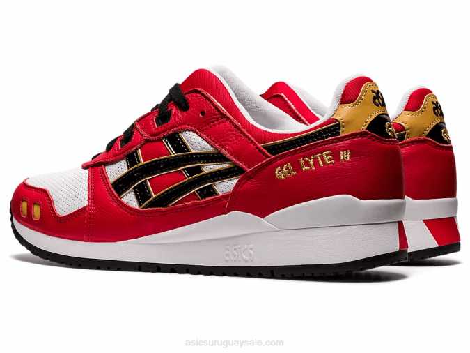 Asics Gel-Lyte III OG Rojo Clásico y Negro Zapatillas Deportivas - Image 3