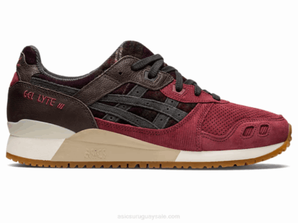 Asics Gel-Lyte III OG Zapatillas Pecho Rojo Gris Obsidiana