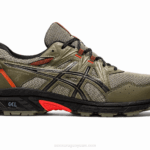 Asics gel manto verde y negro para rendimiento atlético