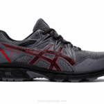 Asics Gel Metrópolis Negro Zapatillas Deportivas Cómodas