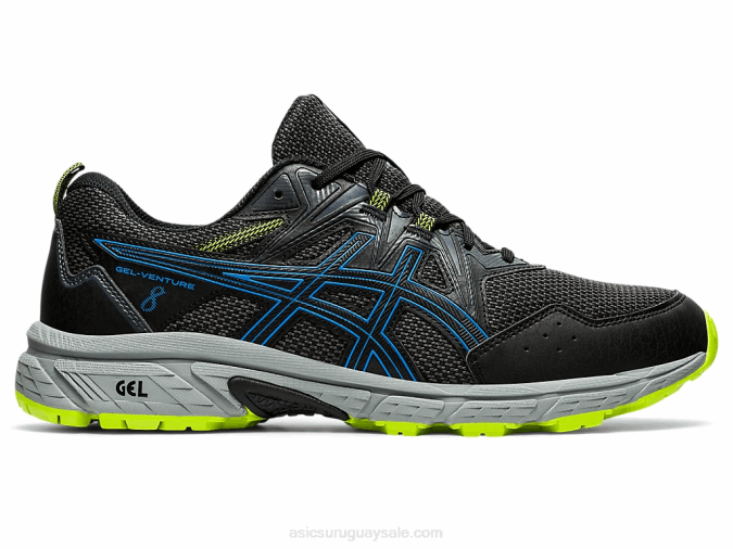 Asics gel negro azul zapatillas deportivas para correr - Image 1