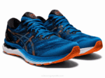 Asics Gel Nimbus 23 Azul Renacido y Negro Confort y Estilo - Image 2