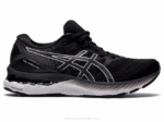 Asics Gel Nimbus 23 Zapatillas Anchas Blanco Negro Ideal Para Correr