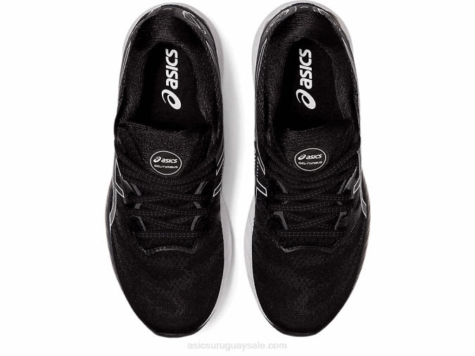 Asics Gel Nimbus 23 Zapatillas Anchas Blanco Negro Ideal Para Correr - Image 6