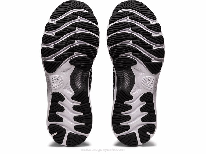 Asics Gel Nimbus 23 Zapatillas Anchas Blanco Negro Ideal Para Correr - Image 7