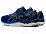 Asics Gel Nimbus 23 Zapatillas Azul Mónaco Lima Brillante - Image 3