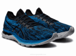 Asics Gel Nimbus 23 Zapatillas Azul Renacido y Negro - Image 2