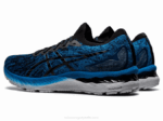Asics Gel Nimbus 23 Zapatillas Azul Renacido y Negro - Image 3