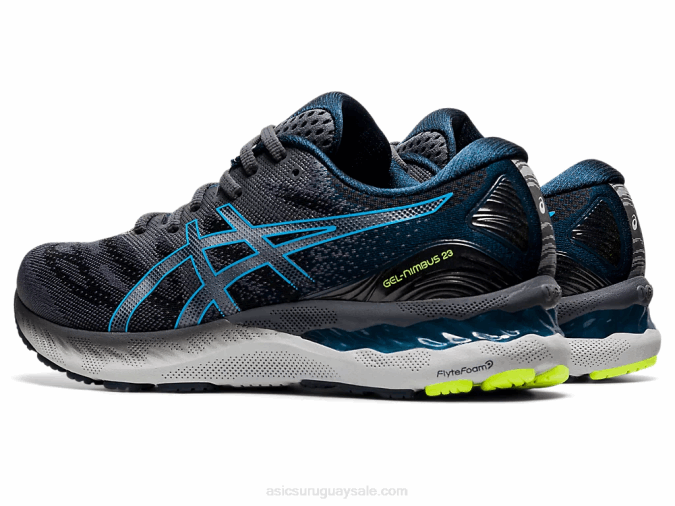 Asics Gel Nimbus 23 Zapatillas Gris Portador Agua Digital - Image 3