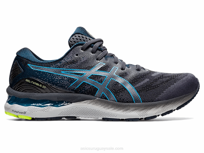 Asics Gel Nimbus 23 Zapatillas Gris Portador Agua Digital - Image 1