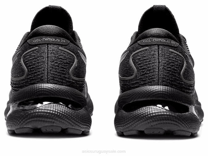 Asics gel-nimbus 24 ancho 2LVJ3434 negro running cómodo y ligero - Image 5