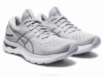 Asics gel-nimbus 24 ancho gris piedmont y blanco - Image 2