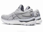Asics gel-nimbus 24 ancho gris piedmont y blanco - Image 3