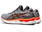 Asics gel-nimbus 24 ancho hoja de roca naranja brillante - Image 2