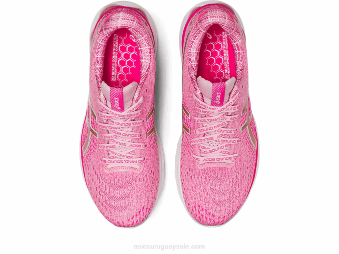 Asics gel-nimbus 24 edición limitada algodón de azúcar oro rosa - Image 6