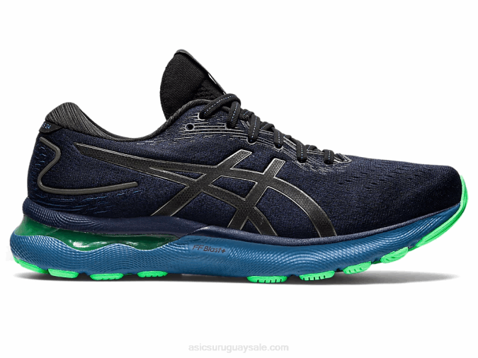 asics_gel_nimbus_24_negro_bronce_zapatillas_de_running_comodas.png Asics gel-nimbus 24 negro bronce zapatillas de running cómodas - Image 1