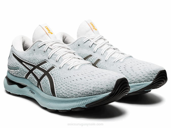 Asics Gel Nimbus 24 Zapatillas Acero Claro Blanco Comodidad y Estilo - Image 2