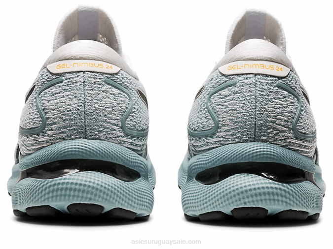 Asics Gel Nimbus 24 Zapatillas Acero Claro Blanco Comodidad y Estilo - Image 5