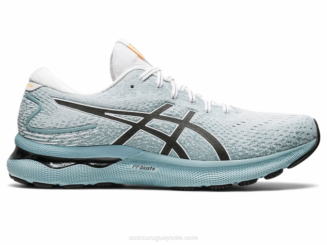 Asics Gel Nimbus 24 Zapatillas Acero Claro Blanco Comodidad y Estilo - Image 1
