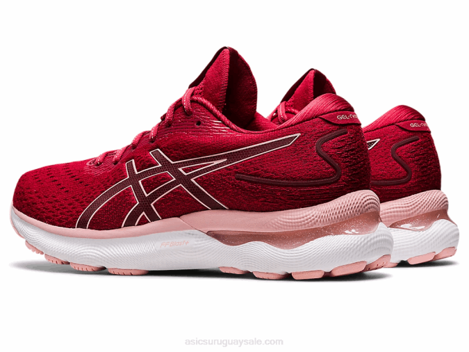 Asics Gel Nimbus 24 Zapatillas Arándano Rosa Helada Comodidad y Estilo - Image 3