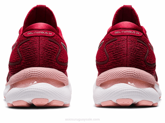 Asics Gel Nimbus 24 Zapatillas Arándano Rosa Helada Comodidad y Estilo - Image 5