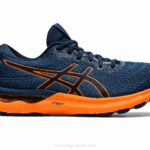 Asics Gel Nimbus 24 Zapatillas Azul Francés Naranja Impactante