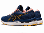 Asics Gel Nimbus 24 Zapatillas Azul Noche Amarillo Tigre - Image 3