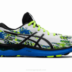 Asics gel-nimbus 24 zapatillas blancas y negras para correr