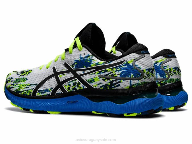 Asics gel-nimbus 24 zapatillas blancas y negras para correr - Image 3