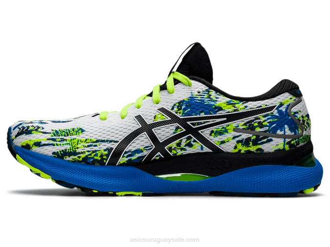 Asics gel-nimbus 24 zapatillas blancas y negras para correr - Image 4