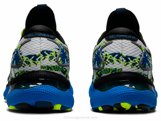 Asics gel-nimbus 24 zapatillas blancas y negras para correr - Image 5