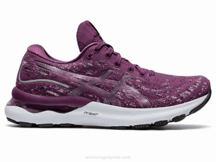 Asics Gel Nimbus 24 Zapatillas Ciruela Profunda Cuarzo Rosa