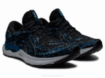 Asics gel-nimbus 24 zapatillas deportivas negro azul mako - Image 2