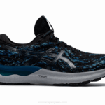 Asics gel-nimbus 24 zapatillas deportivas negro azul mako