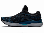 Asics gel-nimbus 24 zapatillas deportivas negro azul mako - Image 4