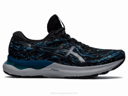 Asics gel-nimbus 24 zapatillas deportivas negro azul mako