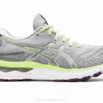 Asics Gel Nimbus 24 Zapatillas Gris Piedmont Verde Lima
