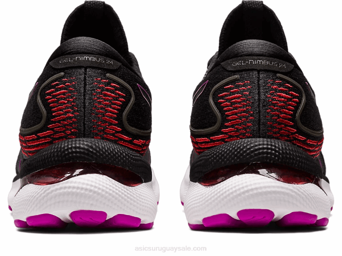 Asics Gel Nimbus 24 Zapatillas Orquídea Negra Comodidad y Estilo - Image 5