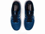Asics gel nimbus 24 zapatillas running azul francés rosa - Image 6