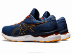 Asics Gel Nimbus 24 Zapatillas Running Azul Medianoche Cítrico - Image 3