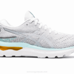 Asics gel-nimbus 24 zapatillas running blanco plata