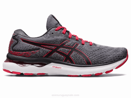 Asics gel-nimbus 24 zapatillas running metrópolis rojo clásico